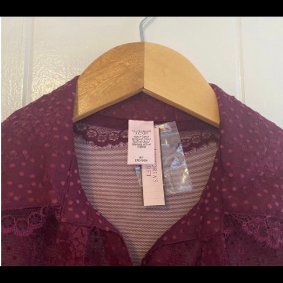 NWT Victoria's Secret Burgundy Teddy - Picture 12 of 14